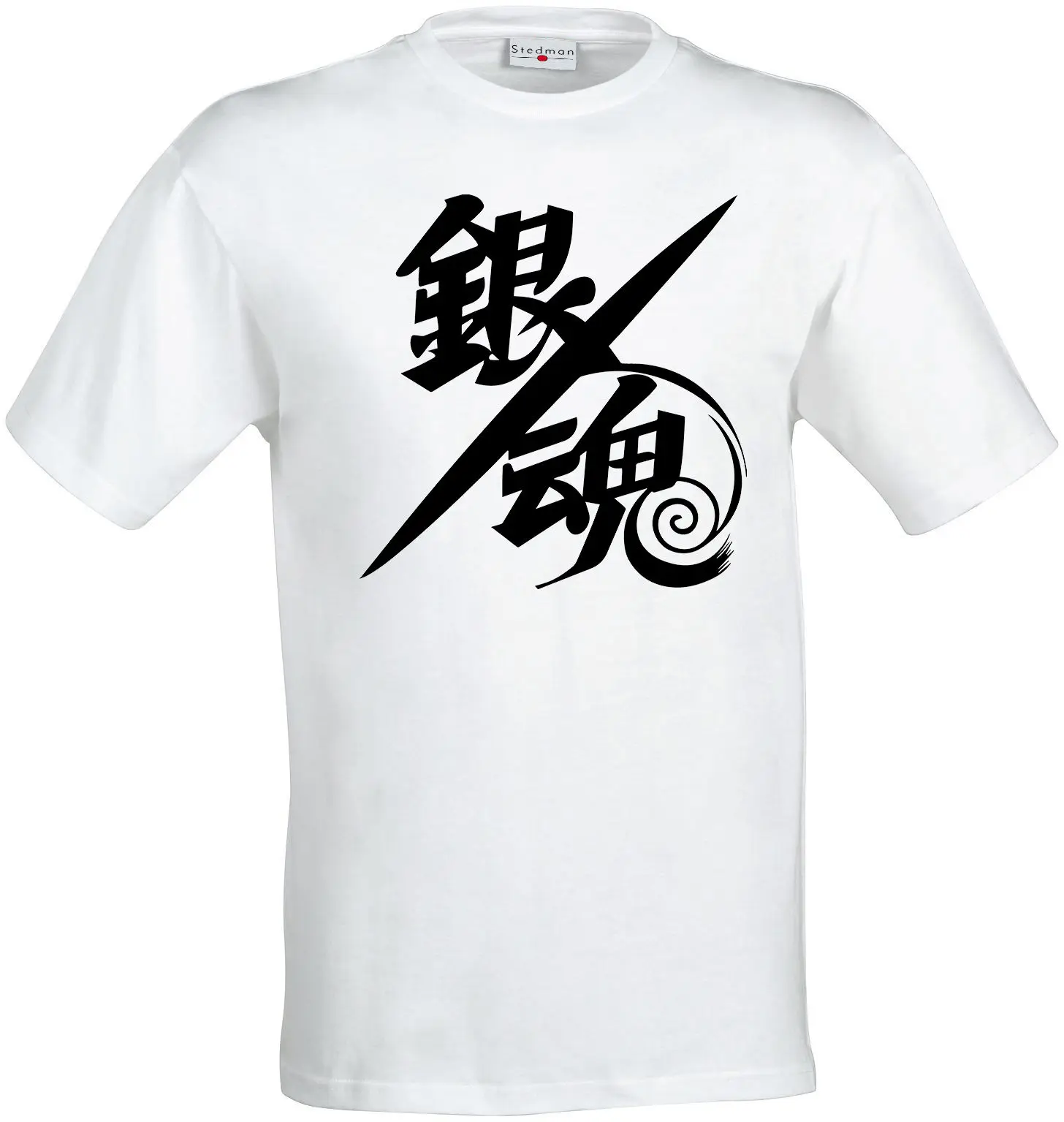 Мода 2019 топ футболка для мужчин s аниме гинтама логотип символ манга произведение