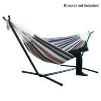 without stand ultralight outdoor camping nylon hammock sleep swing tree bed garden backyard furniture hanging double hammock