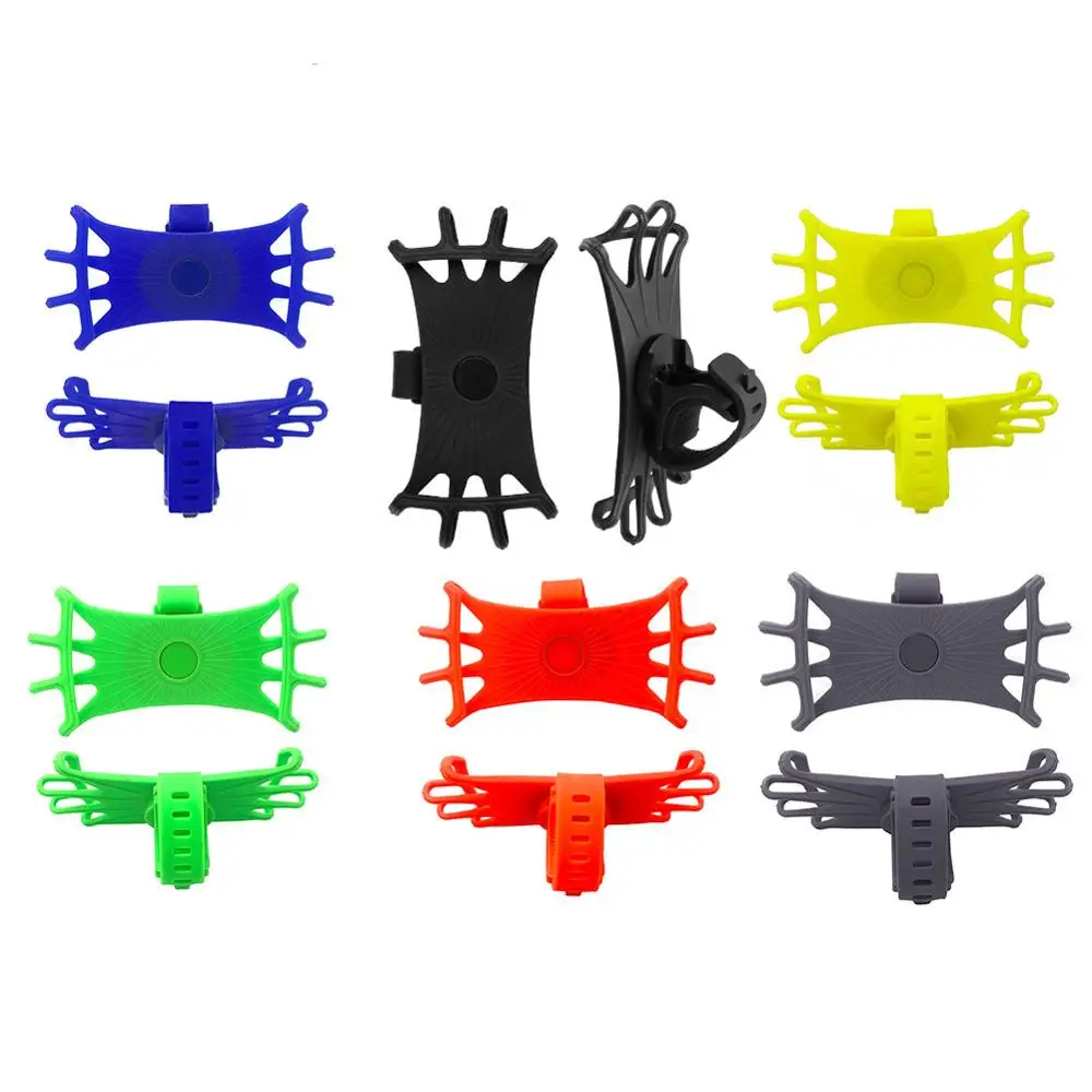 

Motorcycle Bicycle Mobile Phone Holder Silicone Bike Handlebar Stand Mount Bracket Bike Mount Phone Holder