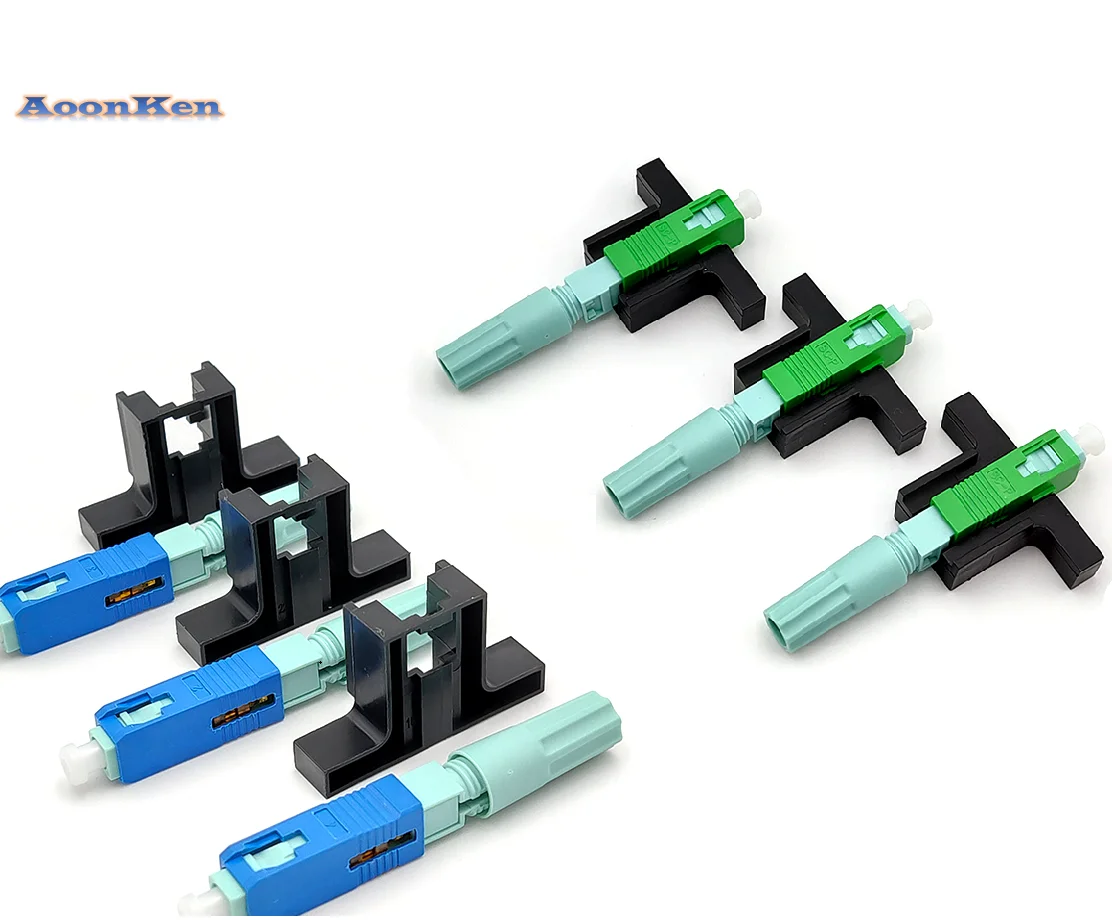 

58MM Fixed-length Block LX58 Single-Mode SC UPC APC Fast Connector 50/ 100/200PCS/Lot FTTH Tool 58mm Connector Quick Connector