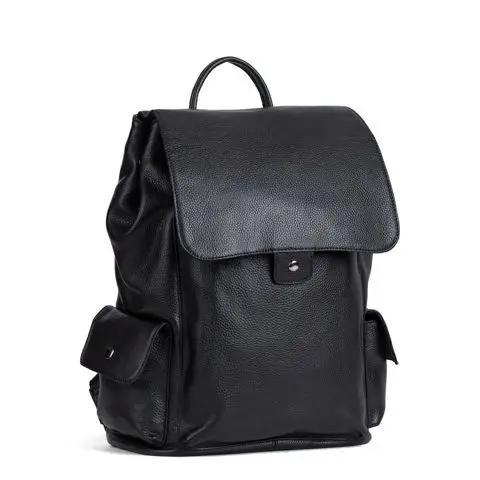 2021 New Brand Genuine Leather Men Backpacks Fashion Real Natural Leather Student Backpack Boy Luxury Large Computer Laptop Bag