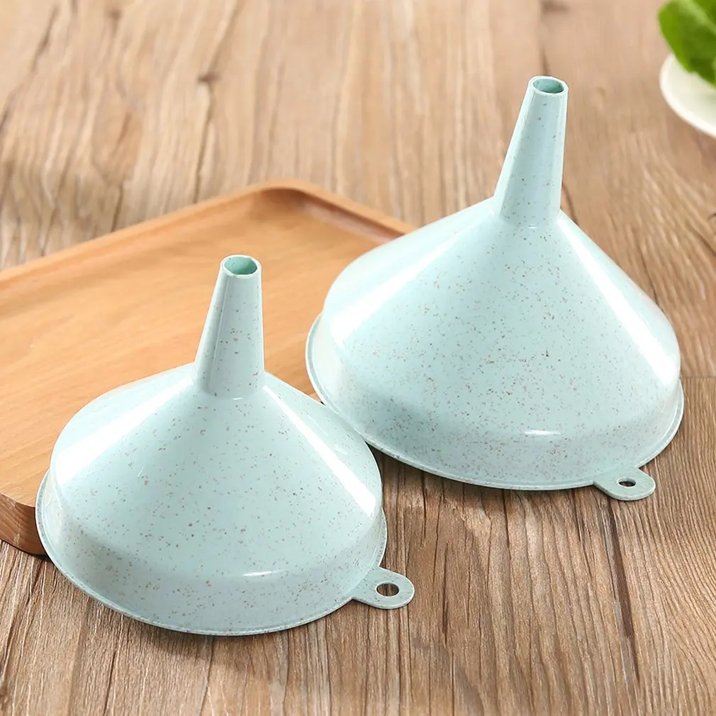 Wide-mouth Plastic Funnel Set For Quick And Clean Transferring Liquids Dry Goods Between Bottles Cans Containers | Дом и сад