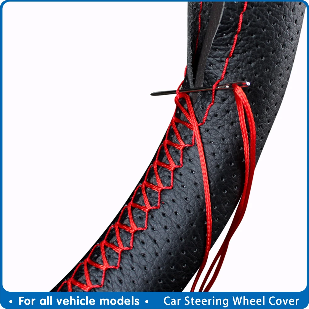 Чехол рулевого колеса автомобиля 38 см замшевые кожаные универсальные чехлы на