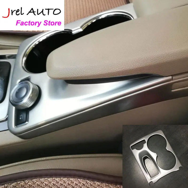 

JREL Auto Interior Trim Armrest Box Panel Sticker Center Console Cover For Mercedes Benz 2008-2015 GLK 220 250 300 350 GLK X204
