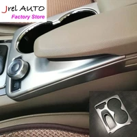 jrel auto interior trim armrest box panel sticker center console cover for mercedes benz 2008 2015 glk 220 250 300 350 glk x204