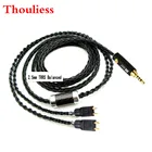 Thouliess 3,52,54,4 мм4pin XLR сбалансированный 8core с серебряным покрытием кабель наушников обновления для MH-NH205 FitEar MH334 MH335DW togo334
