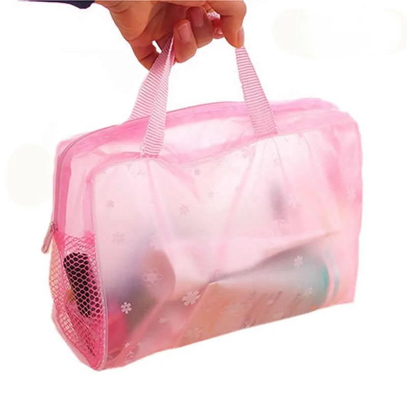 

Прозрачная косметичка из ПВХ для макияжа, органайзер для макияжа, Сумка Для Хранения Туалетных принадлежностей для путешествий, косметичка