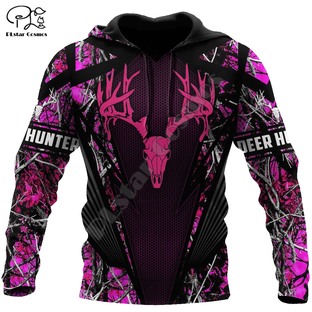 

PLstar Cosmos Deer Hunting Animal Hunter Camo Tattoo NewFashion Tracksuit Men/Women 3DPrint Casual Funny Long Sleeve Hoodies X4