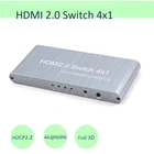 4K HDMI 2,0 переключатель 4x1 4 в 1 выход аудио экстрактор конвертер 60 Гц HDMI 2,0 HDCP 2,2 для PS4 DVD ноутбука ПК HDMI переключатель