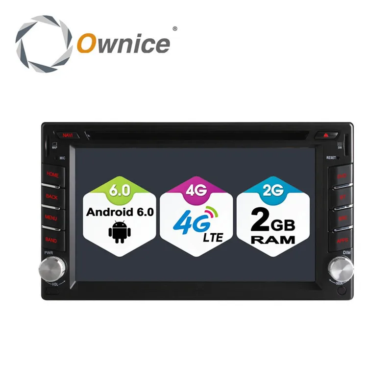 Автомобильный DVD плеер 2 din Android 6 0 Восьмиядерный процессор GPS Wi Fi радио стерео Гб