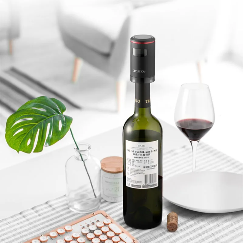 Автоматическая вакуумная пробка youpin Circle Joy для сохранения вина USB-зарядка со