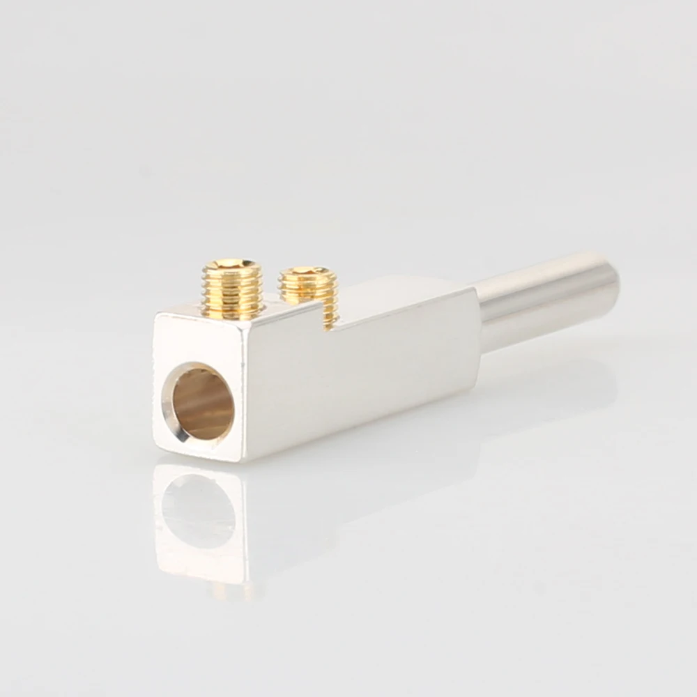 1 пара медные посеребренные штекеры из алюминиевого сплава 20 мм | Электроника