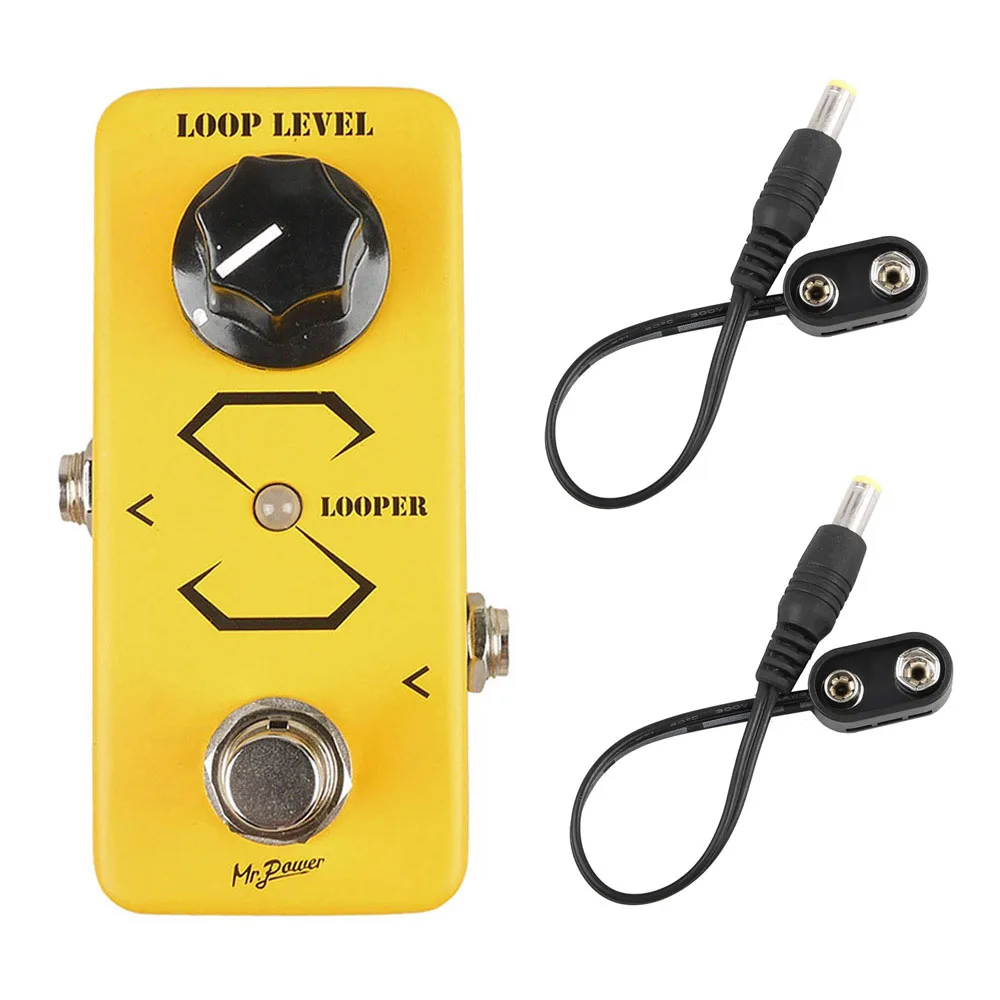 Мини электрическая гитара Эффект ra педаль петлителя электрический бас Эффекты