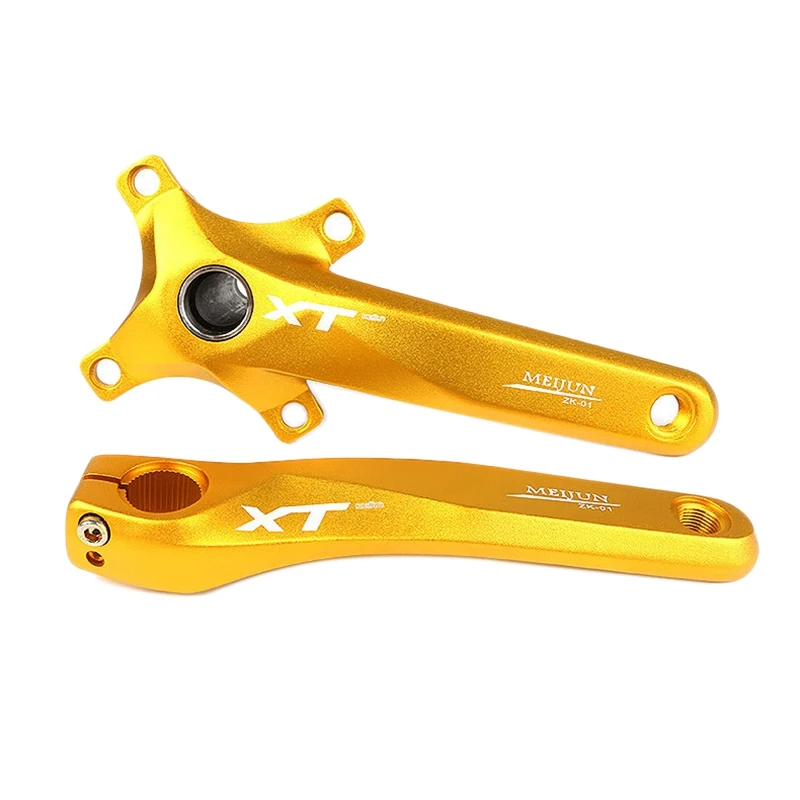 

MEIJUN Bicycle Single Disc Sprocket Fittings Gear Disc Mountain Bike Aluminum Alloy Hollow Integrated Disc Crank