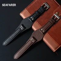 handmade genuine leather watchband 22mm watch strap for fossil ch2891 ch3051 ch2564 ch2565 watch band mens leather bracelet