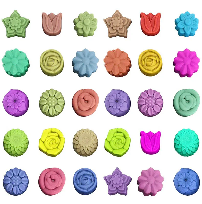 Новинка Платье с цветочным узором для шоколадная форма Набор DIY силиконовые