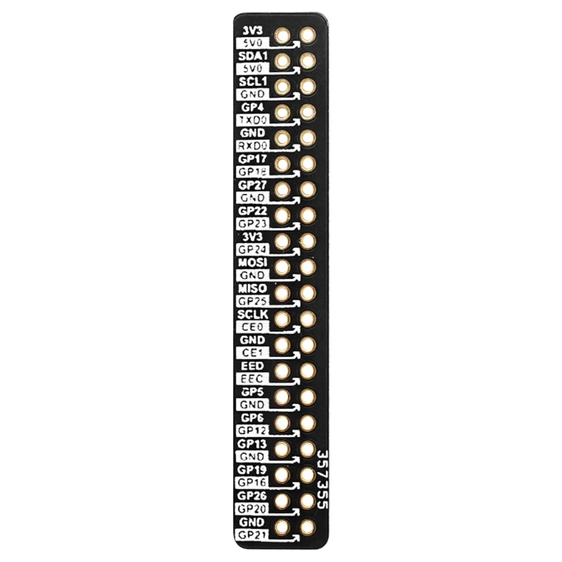 

2022 Новый 40-контактный GPIO модель опорной платы GPIO для Raspberry Pi Mode 3 4