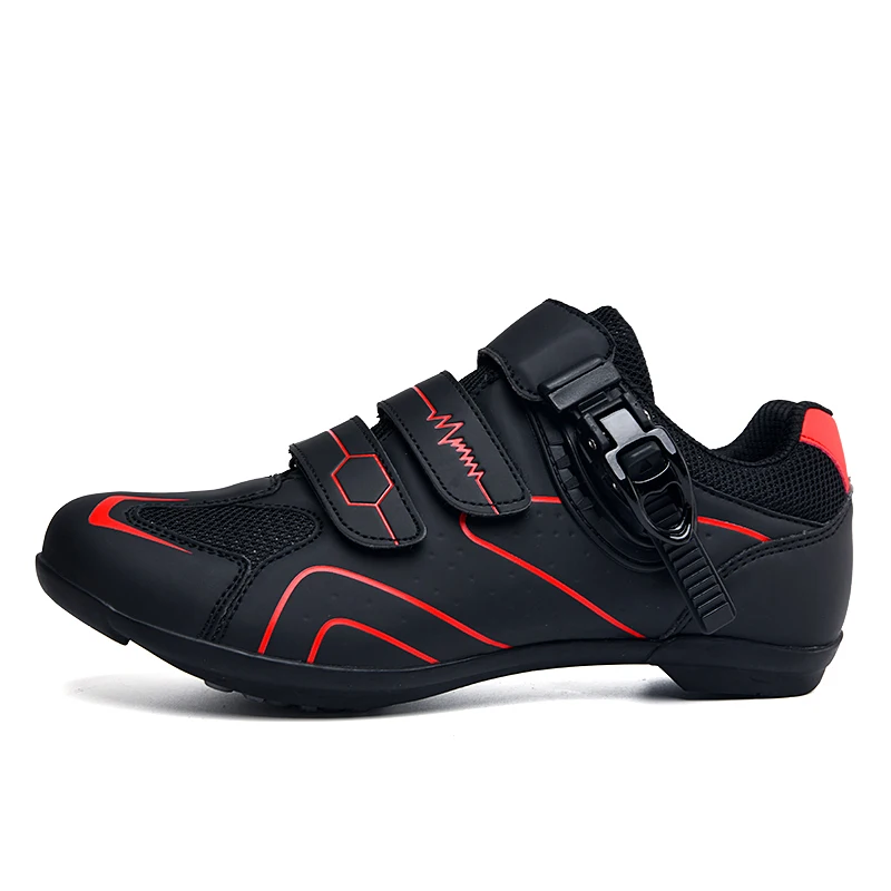 

Summer Men Women Cycling Shoes Mesh Racing Shoes Rubber Soles Outdoor Triathlon Breathable Mountain Bike Shoes Plus Size 36-46