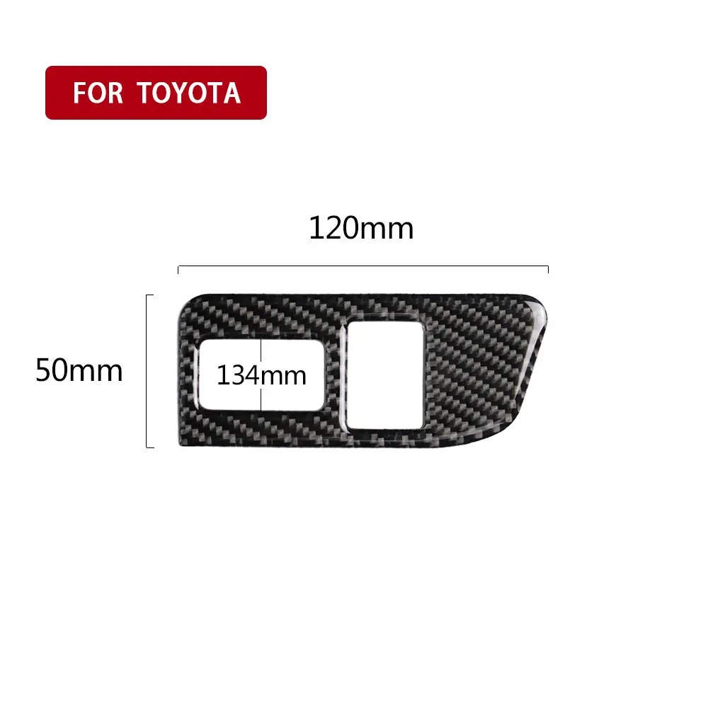 

Real Carbon fiber Rear Trunk Switch Button Cover For Subaru BRZ forToyota 86 2013-2017