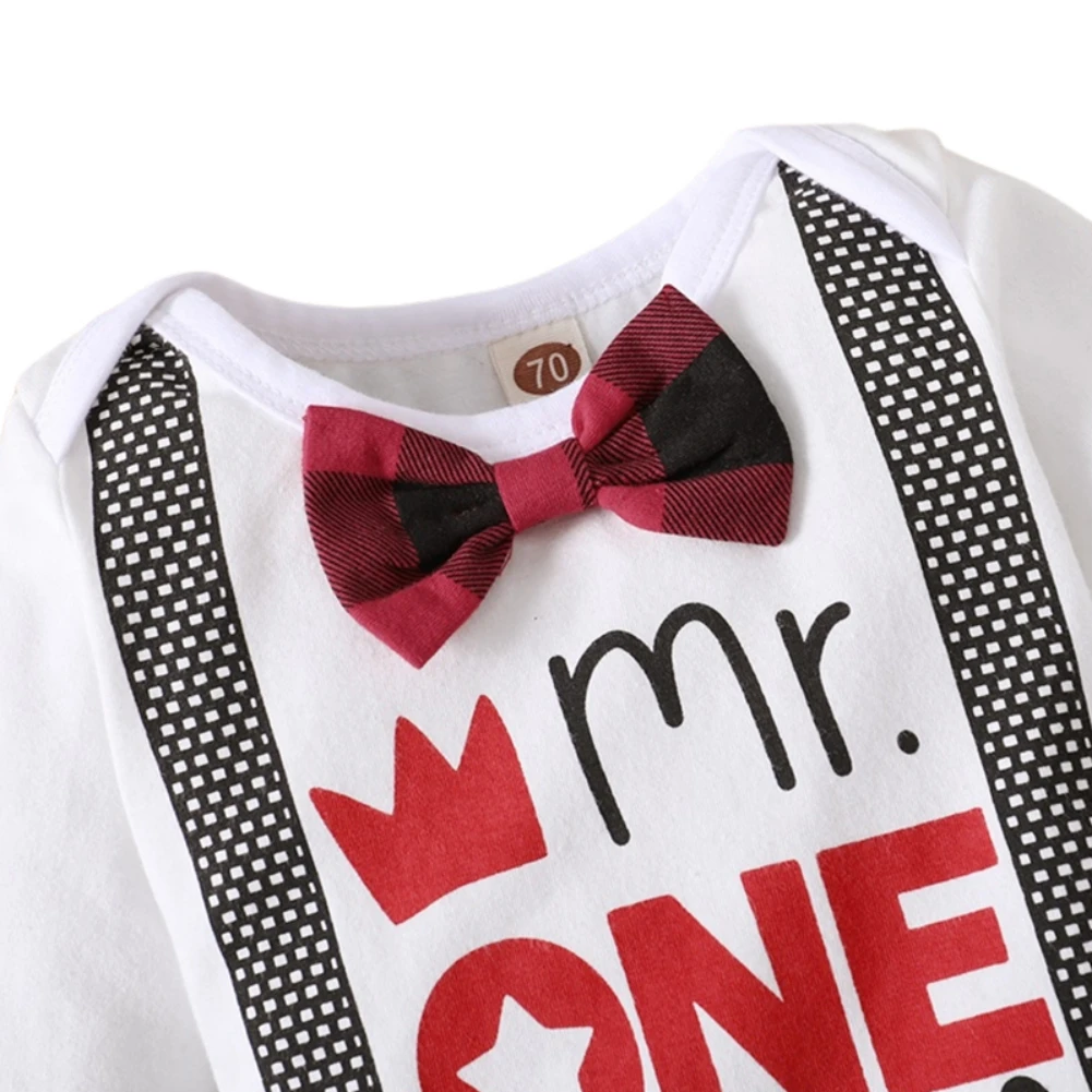 

Fashionable comfortable and cool cartoon style Baby Boy Clothes Set Long Sleeve Romper + Lattice PantsInfant Newborn Outfits