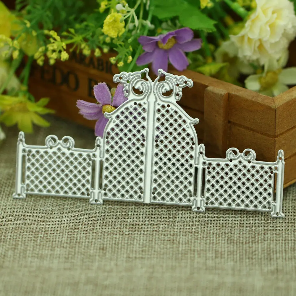L-Sunday Craft Die Cuts Garden Door Metal Cutting Dies Stencils Scrapbooking Paper Card Carfts Embossing | Дом и сад