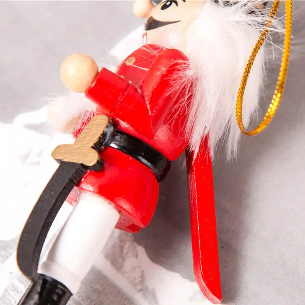 12 см 6 шт. в наборе деревянный гайкер кукла марионетка солдат форме украшения