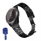 Ремешок из титанового сплава и нержавеющей стали для Garmin Fenix 6 6X Pro 5 5X Plus 3HR935
