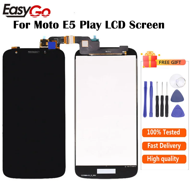 For Motorola Moto E5 Play LCD Display with Touch Screen Digitizer Assembly Black Free Shipping | Mobile Phone Screens