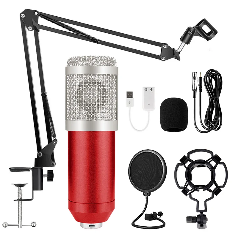 

Профессиональный конденсаторный микрофон BM800, игровой микрофон для компьютера, ноутбука