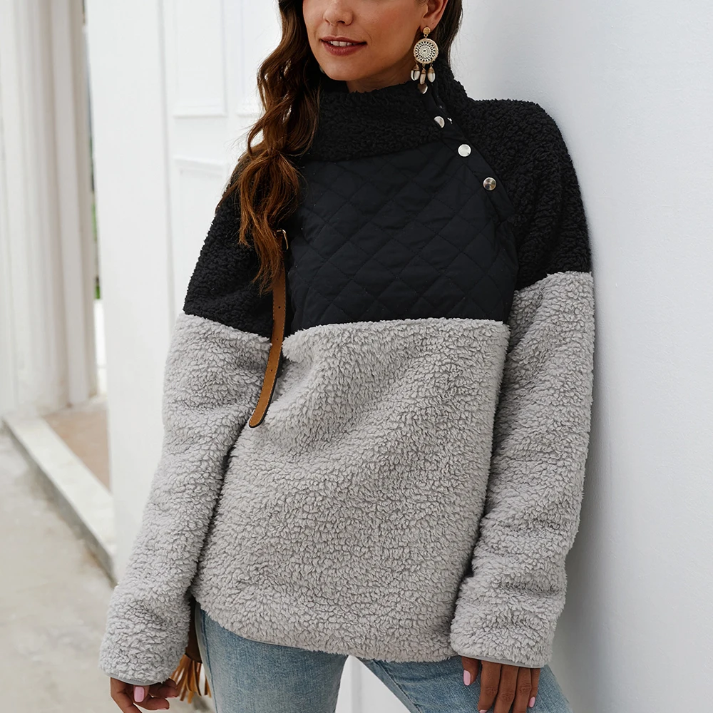 Женская водолазка с длинным рукавом пуловер парка пальто женская цветная куртка