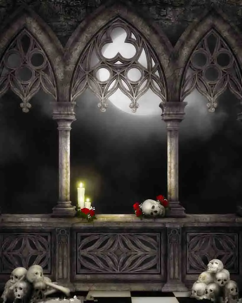 

Vinyl Custom Halloween Day Theme Photography Backdrops Studio Prop Background SD16107-03