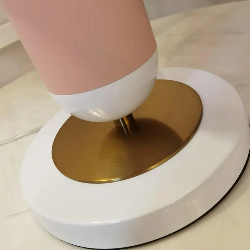 Современная простая настольная Светодиодная лампа розового и синего цвета фойе