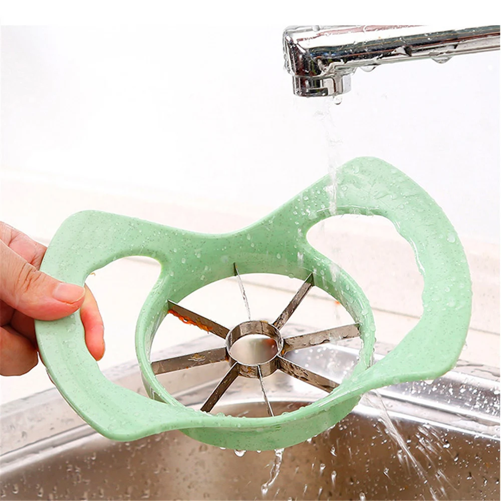 

Stainless Steel Fruit Slicer Apple Corer Pear Cutter For Kitchen Tool 8-Blade Knife Easy Cut