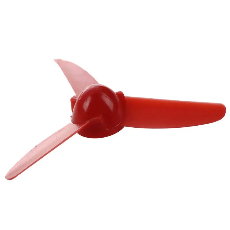 

Wind Power Toy Three Blade Red Plastic Propeller 10 Pcs