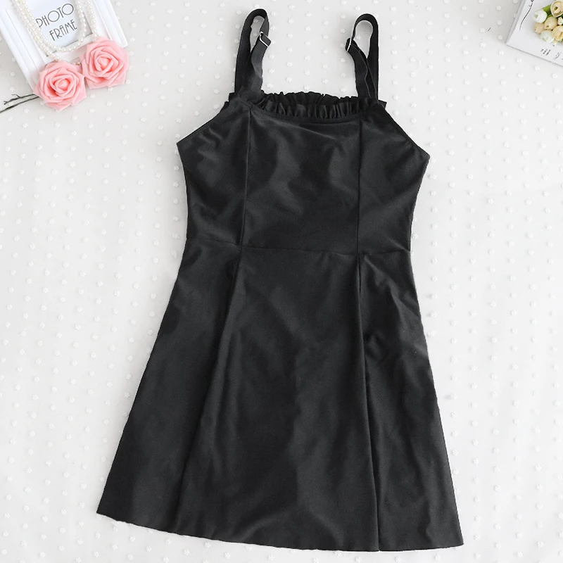 Женский купальник-бикини STAERK черный однотонный купальник большого размера с