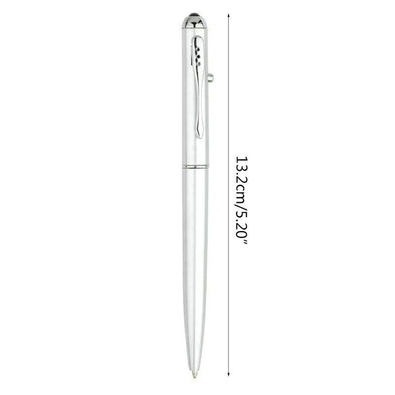 B2RD Practical Bills Checker Pen Invisible Ink W/ UV LED Light Built-in Button Cell for Retail Stores Shops Grocery |