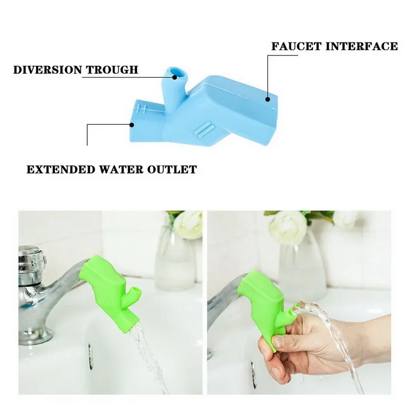 3 вида цветов высококачественный детский моющий кран для рук удлинитель фонтана