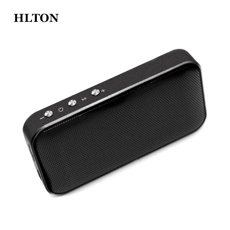 Портативная металлическая Беспроводная Bluetooth Колонка HLTON маленькая карманная