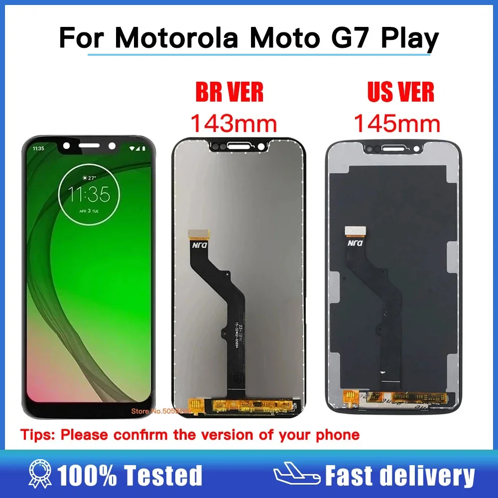 Дисплейный модуль для Motorola Moto G7 Power XT1955 ЖК-дисплей Plus сенсорный экран дигитайзер