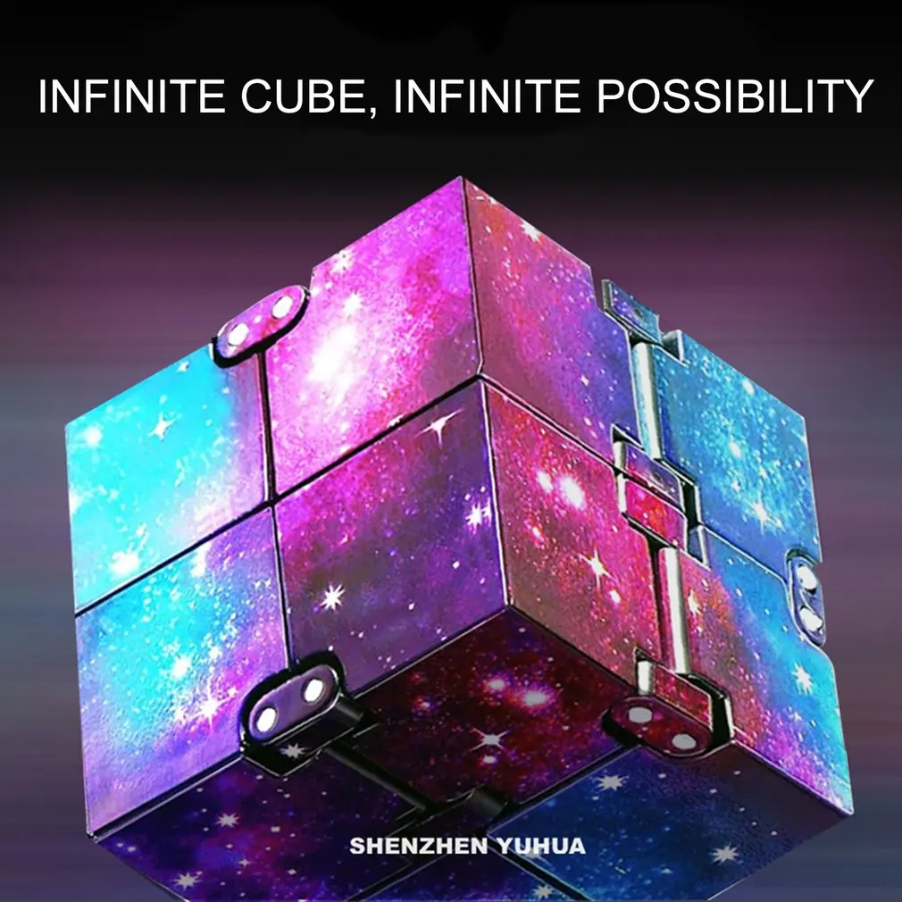 

Infinite Cube Toy Fidget Kids And Adults Relieve Stress And Anxiety Cool Hand Mini Kill Time Toys Infinite Cube Material Safety