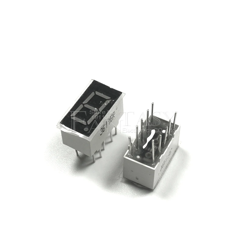5pcs Digital tube segment common Cathode Red 1 Bit digital Tube 0.36 inch LED Display 3611AS | Электронные компоненты и