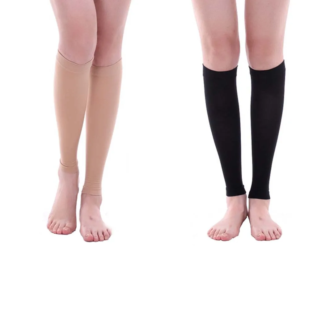 

1Pair Women Men Calf Compression Stockings Elastic Relieve Leg Calf Sleeve Varicose Veins Treat Shaping Pressure Stockings
