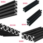 1 шт. 2020 2040 2060 2080 TV-слот алюминиевый профиль рамка стандарта ЕС анодированный F CNC 3D принтер деталь лазерная гравировальная машина