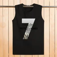 2022 new summer mens vest %100 cotton plus size loose sports breathable quick drying sleeveless vest 7th comfortable t shirt