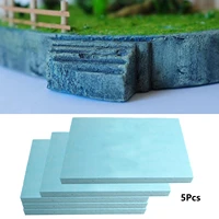 5pack foam bricks diy model material diorama base modelling foam board foam slab foam board sheet 11 81x7 87x1 97inch