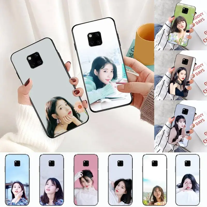 

IU Korean star singer Phone Case For Huawei honor Mate 10 20 30 40 i 9 8 pro x Lite P smart 2019 nova 5t