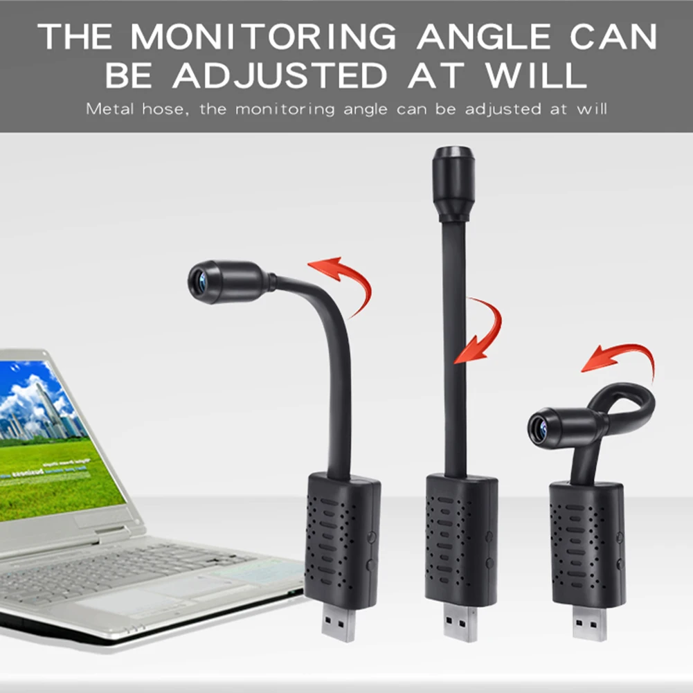 

Full HD 360 Degree Rotating Portable Mini USB Camera Wifi Camera Detect Surveillance Audio SD Card Storage Security for Live