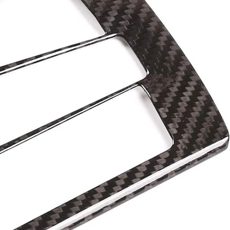 

Real Carbon Fiber Car Center Console Button Decoration Frame Trim Sticker for 718 911 2012-2019