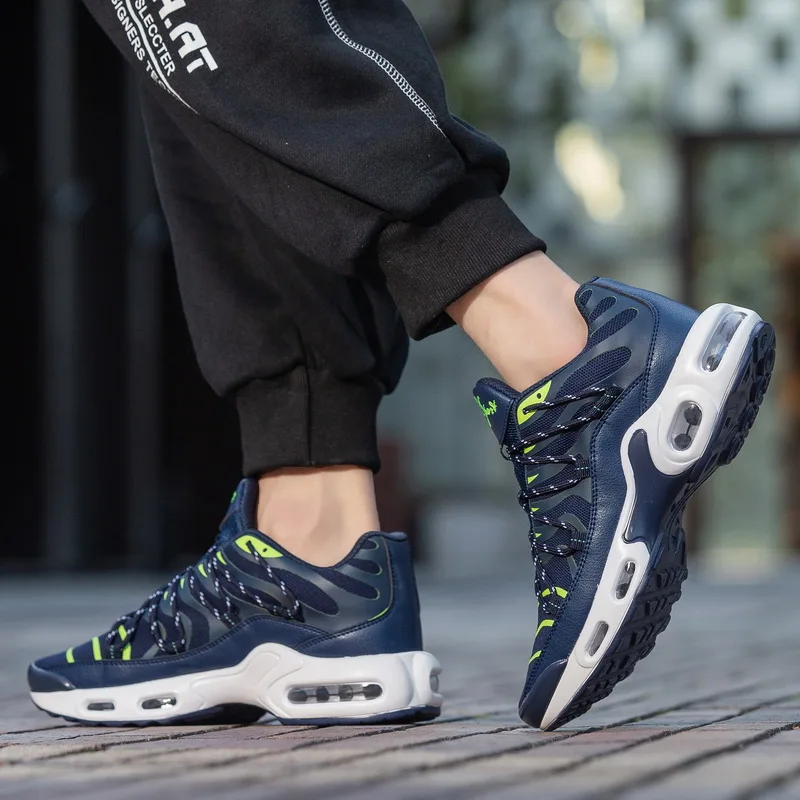 

New men's air cushion heightening running shoes lovers hiking sports shoes non-slip wear-resistant lightweight