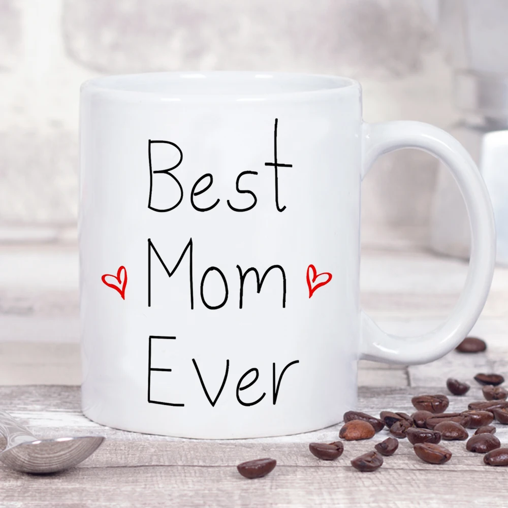 Кружки для молока Best Mom Ever 11 унций черно белые керамические кружки подарок матери